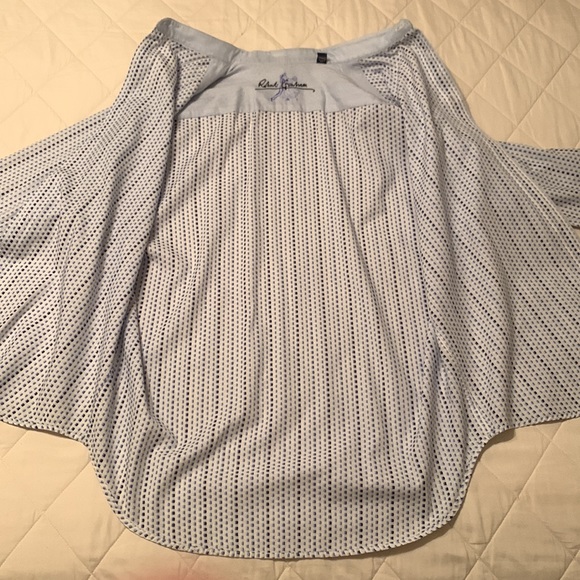 Robert Graham White w/Navy & Carolina Blue Checks - Picture 10 of 10